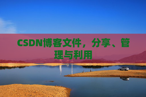 CSDN博客文件，分享、管理与利用